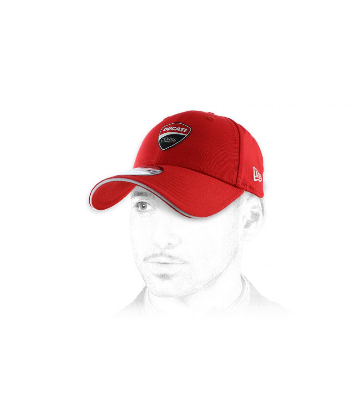 Ducati rode dop Cap Ducati Corse red Ducati rode dop Cap Ducati Corse red